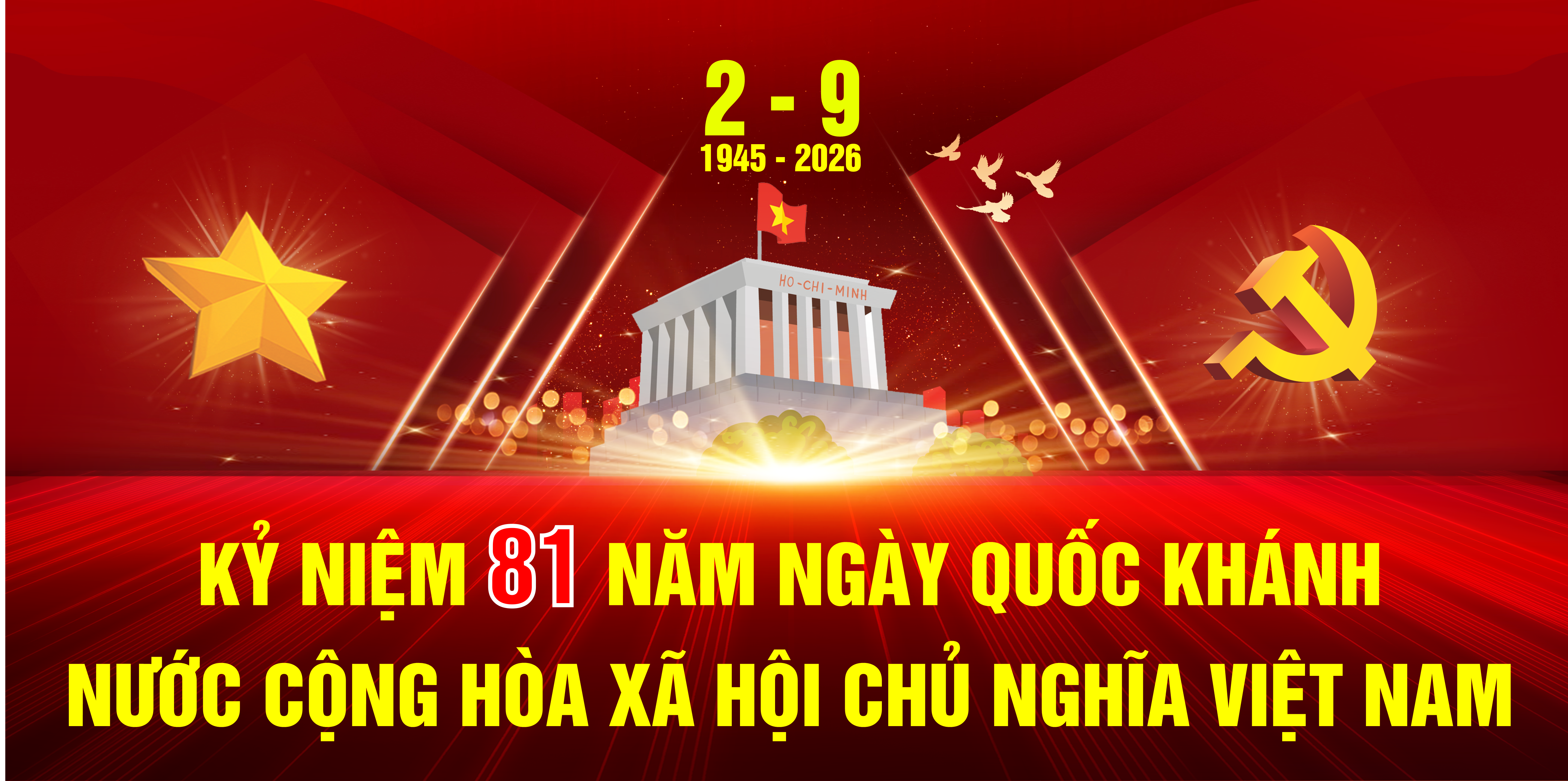 Chào mừng Kỷ niệm 81 năm Quốc khánh Nước Cộng hòa